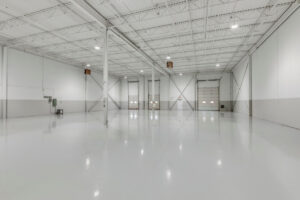 Warehouse interior showing multiple dock doors at 7205 Edwards Boulevard