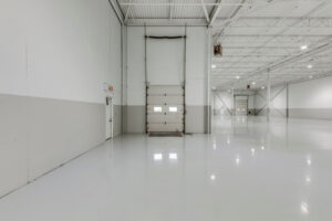 Industrial warehouse interior with clear-span layout at 7205 Edwards Boulevard